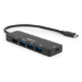 Rocstor Y10A308-B1 interface hub USB Type-C 5000 Mbit/s Black