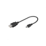 Microconnect USBAFBM USB cable 0.2 m USB 2.0 USB A Mini-USB B Black