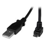 StarTech.com USBAUB2MD USB cable USB 2.0 78.7" (2 m) USB A Micro-USB B 0.48 Gbit/s Black