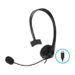ProSound USB-C Mono Headset with Boom Microphone & Noise-Cancelling Single Ear