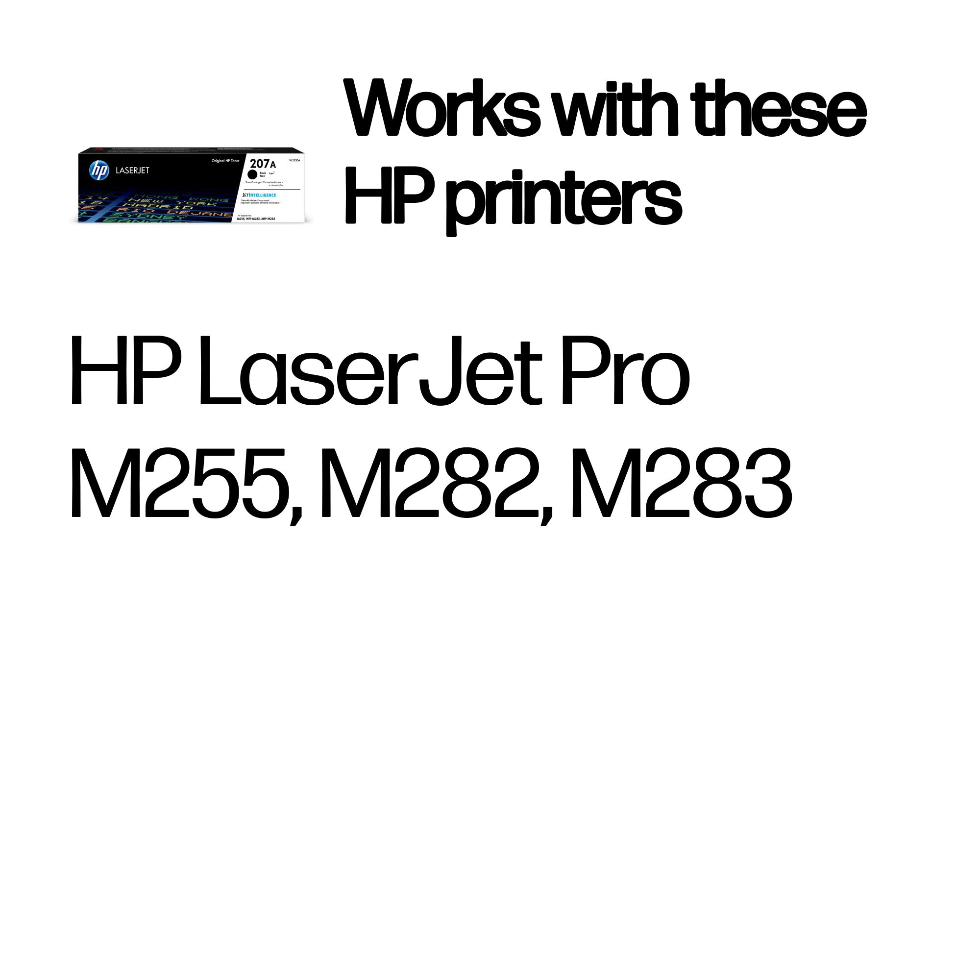 HP W2210A/207A Toner cartridge black, 1.35K pages ISO/IEC 19752 for HP M 283