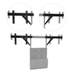 Chief TempoTM Floor Support X-Large Dual Accessory for 80" to 98" Displays