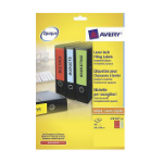 Avery Lever Arch Filing Laser Labels self-adhesive label Multicolour Rectangle Permanent 80 pc(s)