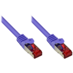 Alcasa 0.5m Cat6 S/FTP networking cable Violet S/FTP (S-STP)