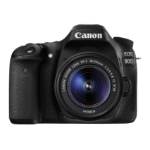 Canon EOS 80D + EF-S 18-55 IS STM SLR Camera Kit 24.2 MP CMOS 6000 x 4000 pixels Black