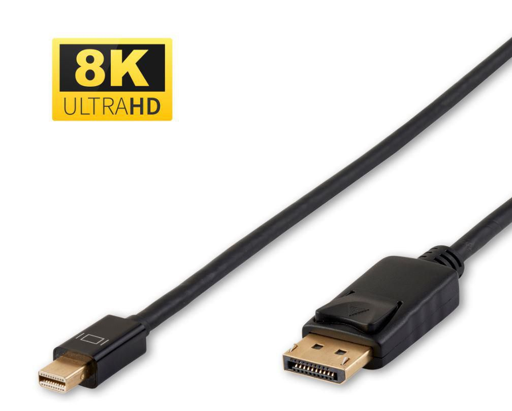 Microconnect Black Dp-Mmg-050Mbv1.4 Displayport Cable 0.5 M Mini Displayport