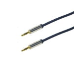 LogiLink 3.5mm - 3.5mm 5m audio cable Blue