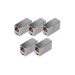Digitus CAT 5e, Class D, RJ45 Modular Coupler - 5 pieces