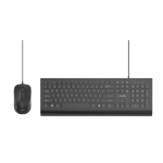 Rocstor Y10P024-B1 keyboard Mouse included Home/Office USB QWERTY US English Black