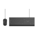 Rocstor Y10P024-B1 keyboard Mouse included Home/Office USB QWERTY US English Black