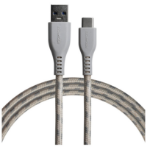 Boompods Tide USB cable 1.5 m USB A USB C Titanium