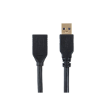 Monoprice 13749 USB cable 17.7" (0.45 m) USB 3.2 Gen 1 (3.1 Gen 1) USB A Black