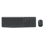 Logitech MK235 keyboard Mouse included RF Wireless QWERTY Grey