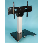 Ra technology RA-MEDIA-MATE-MONITOR-MOBILE-XL TV mount/stand 2.18 m (86") Black, Silver