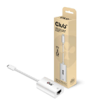 CLUB3D CAC-1519 cable gender changer USB-C RJ-45 White