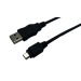 LogiLink USB 2.0 A/mini-A 3m USB cable USB A Mini-USB A Black