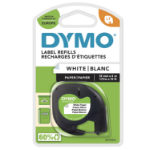 Dymo 91200/S0721510 DirectLabel-etikettes black on white 12mm x 4m for Dymo LetraTag