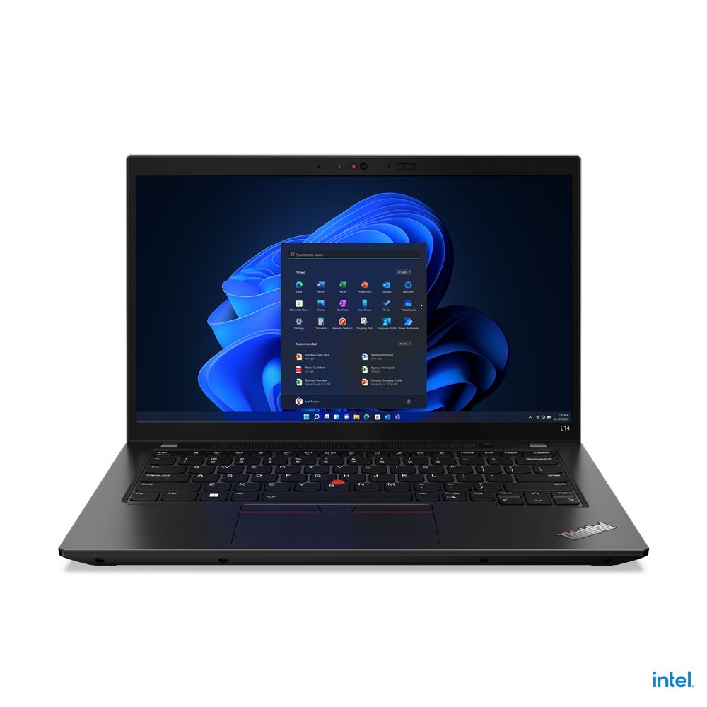Lenovo ThinkPad L14 i5-1235U Notebook 35.6 cm (14") Full HD Intel® Core™ i5 16 GB DDR4-SDRAM 256 GB SSD Wi-Fi 6 (802.11ax) Windows 11 Pro Black