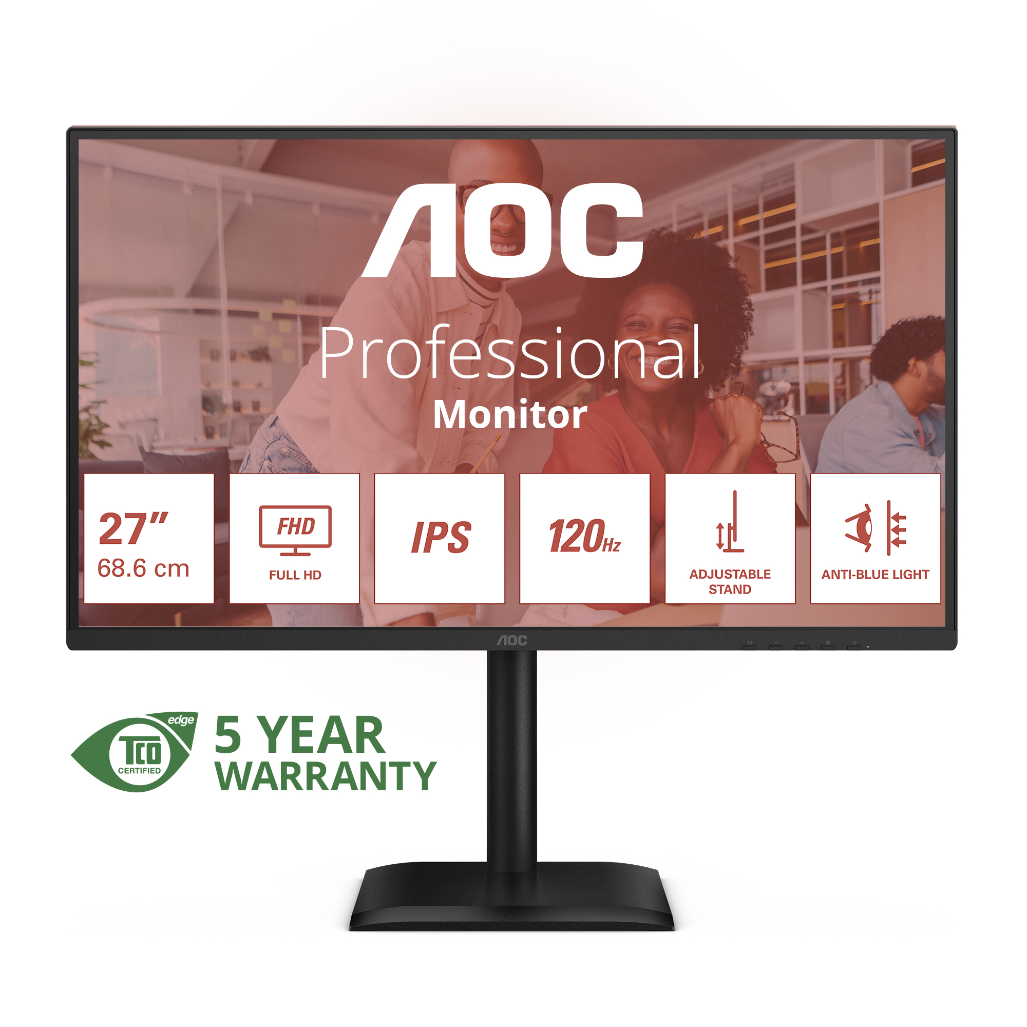 AOC  27E4U computer monitor 68.6 cm (27") 1920 x 1080 pixels Full