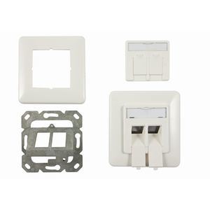 EU Product - Keystone Modultrger UP Dosen fr 2xTP-Modul Reinweiss thumbnail