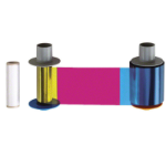 Fargo Fargo HDP5000 YMCKH Ribbon with Heat Seal Panel, 084056 (500 prints)