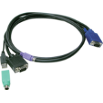 EFB Elektronik K5381.3 toetsenbord-video-muis (kvm) kabel Zwart 3 m