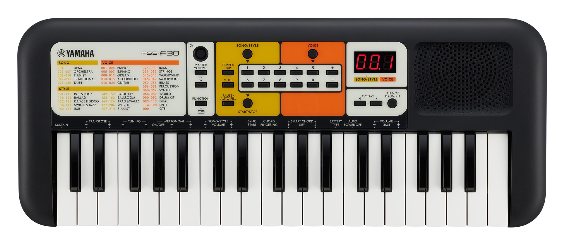 YAM aha PSS-F30 - keyboard