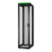 APC Easy Rack, 48U, Black, With Roof, Castors, Feet, 4 Brackets, and Bottom, No Side Panels, 2258H x 600W x 1000D mm