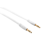 Trust Flat audio cable 1 m 3.5mm White