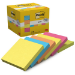 Post-It Pack of 6 654-TFEN Notes 76x76 mm Energetic Colour Collection