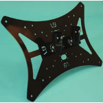 Ra technology RA-DIM 5/3-D TV mount Black