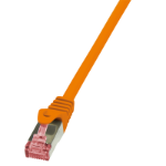 LogiLink 0.25m Cat.6 S/FTP networking cable Orange Cat6 S/FTP (S-STP)