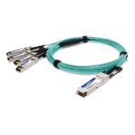 AddOn Networks QSFP-4SFP-AOC15M-EX-AO InfiniBand/fibre optic cable 15 m QSFP+ AOC Turquoise