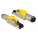 DeLOCK 86287 wire connector RJ-45 Silver, Yellow