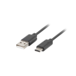 Lanberg CA-USBO-31CU-0018-BK USB cable 1.8 m USB 3.2 Gen 1 (3.1 Gen 1) USB C USB A Black