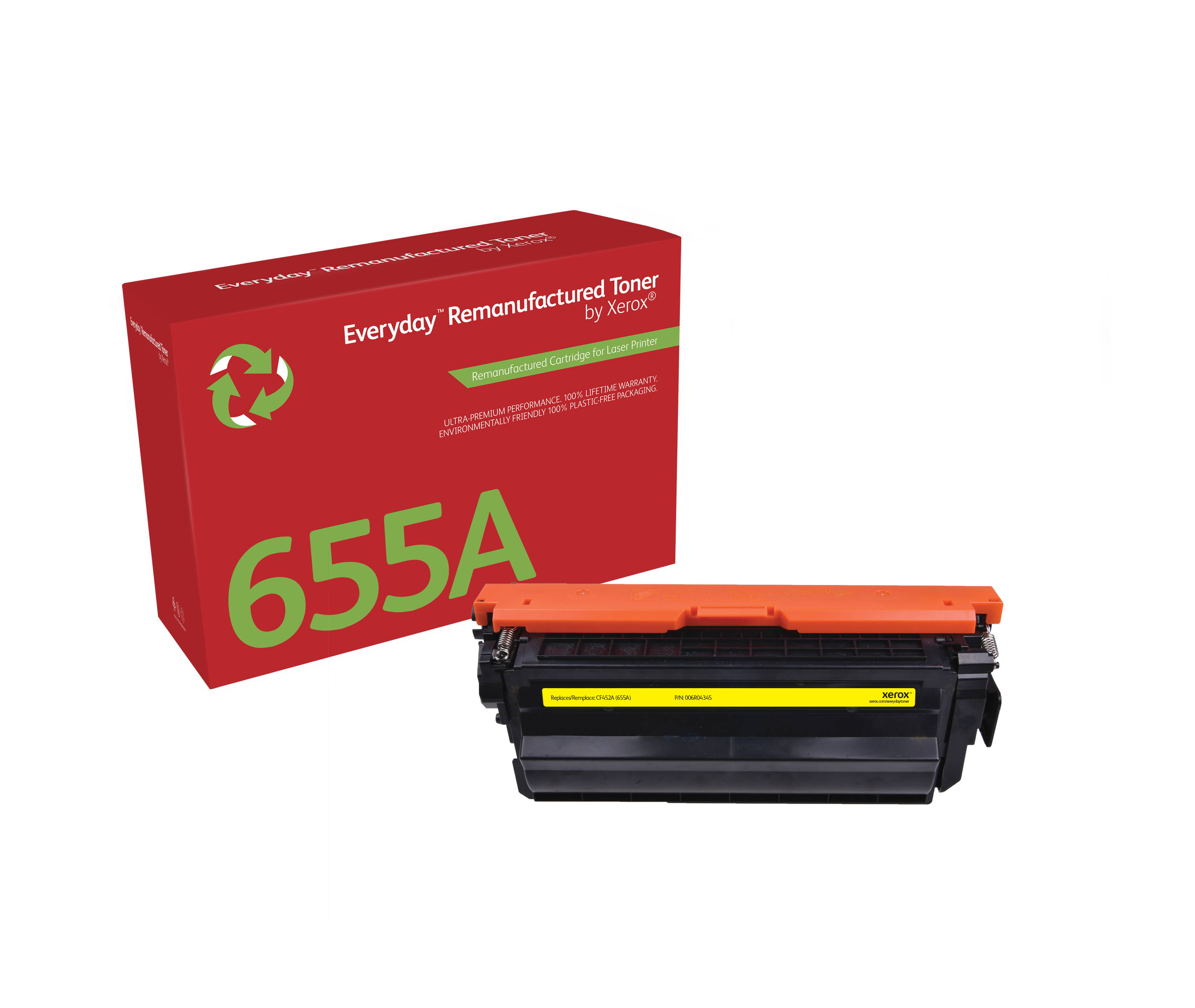 Image of Xerox 006R04345 Toner cartridge yellow, 10.5K pages (replaces HP...