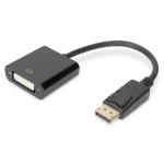 Digitus AK-340401-001-S video kabel adapter 0,15 m DisplayPort DVI-I Zwart