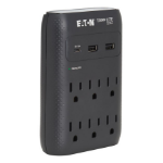 Eaton SK60CB surge protector Black 6 AC outlet(s) 120 V
