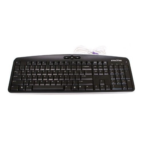KB.PS203.165 keyboard PS/2 QWERTZ Czech Black