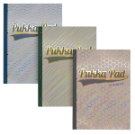 Pukka Pad Haze A4 Refill Pad 300 Pages 4 Hole Punched Sidebound with Margin (3) Assorted