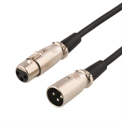 Deltaco XLR-1100 ljudkabel 10 m XLR (3-pin) Svart