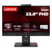 Lenovo ThinkCentre TIO24 Gen6 platta pc-skärmar 60,5 cm (23.8") 1920 x 1080 pixlar Full HD LED Pekskärm Svart