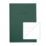 Rhino A4 Exercise Book 80 Page Dark Green F8/B (Pack of 50)