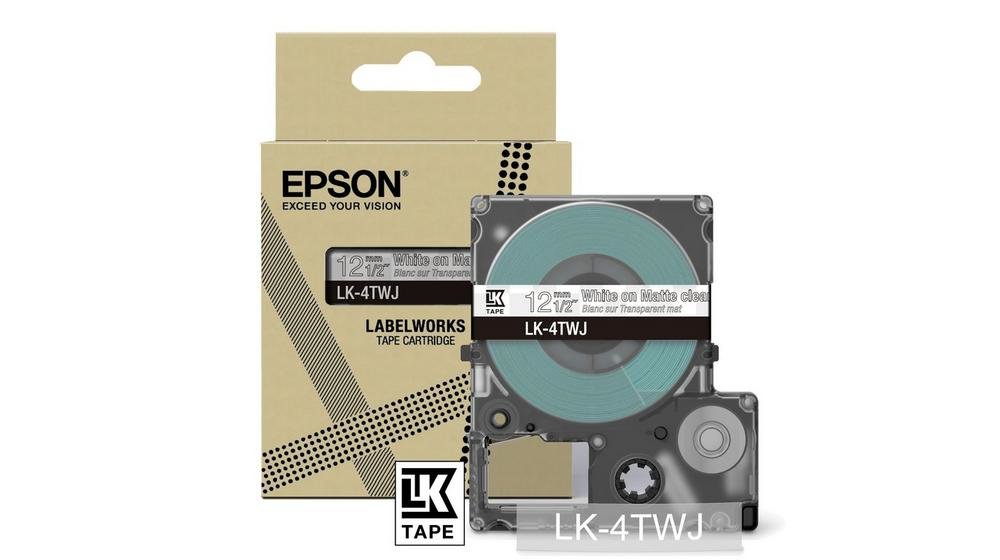 Epson C53S672068/LK-4TWJ DirectLabel-etikettes Transparent matt on...