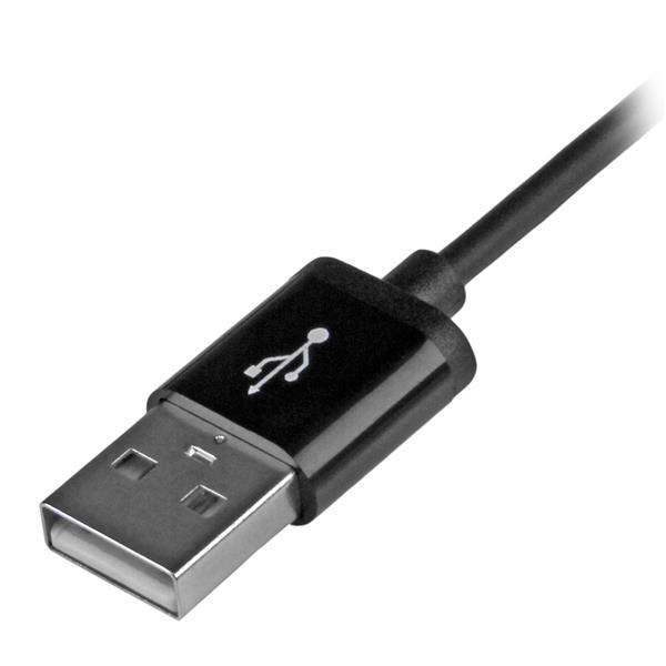 StarTech.com 1 m (3 ft.) USB to Lightning Cable - iPhone / iPad / iPod Charger Cable - High Speed Charging Lightning to USB Cable - Apple MFi Certified - Black
