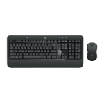 Logitech MK540 Advanced keyboard Mouse included Office RF Wireless Graphite