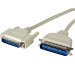 Videk DB25M to C36M IEEE1284 Parallel Printer Cable - 2Mtr
