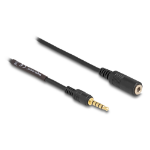 DeLOCK Extension Cable Stereo Jack 3.5 mm 5 pin male to female 3 m black