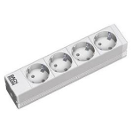 Bachmann 333.0122 power extension 2 m 4 AC outlet(s) White