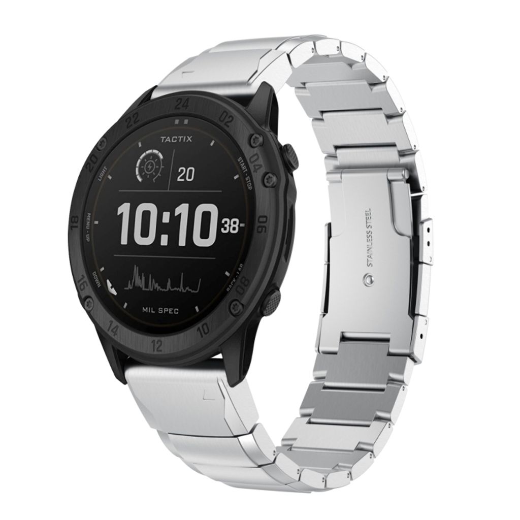 EU Product - Tactix Delta Stainless steel Watch Band - Silver thumbnail